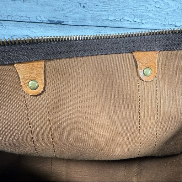 Louis Vuitton Keepall 45 Bandouliere Brown Monogram Leather Travel Duffle Bag - Picture 11 of 12